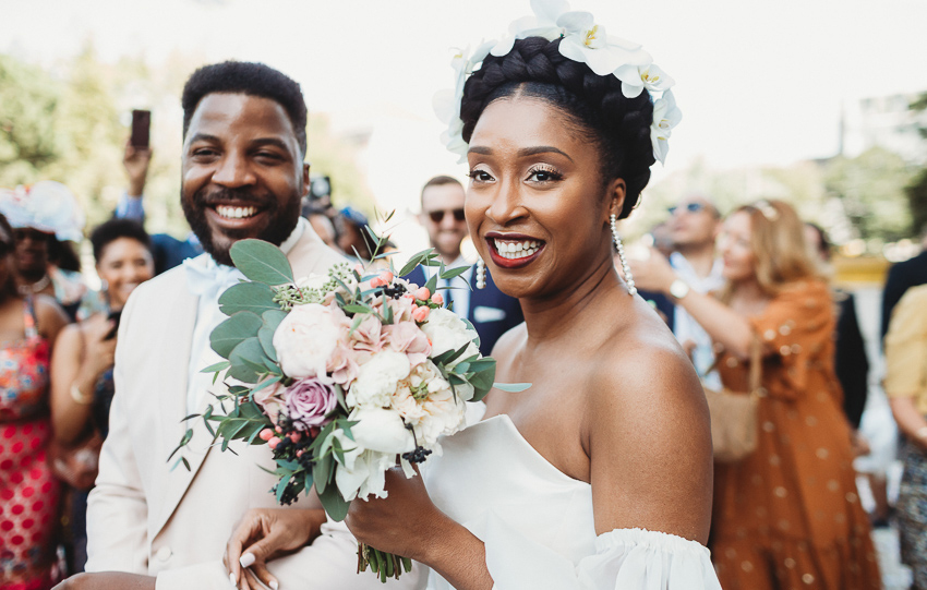 Christelle et Pierre Olivier mariage coiffure et maquillage Widnie Alexis 